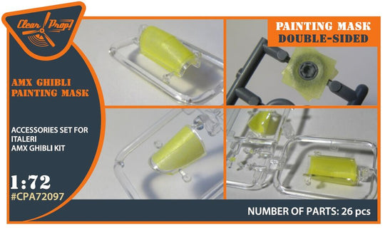 AMX Ghibli double-sided painting mask for Italeri kits