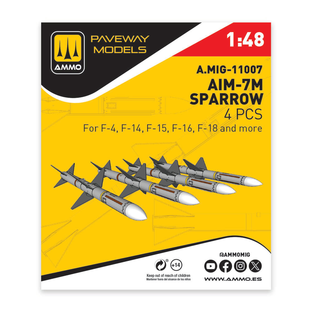 AIM-7M Sparrow (4 pcs)