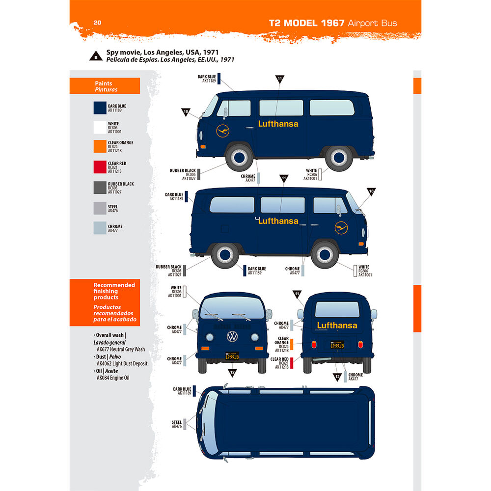 VOLKSWAGEN T2 Model 1967 Airport Bus