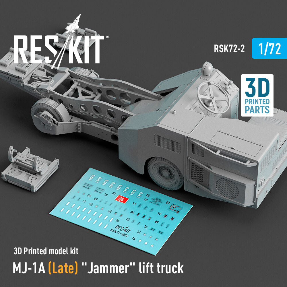 MJ-1A (Late) Jammer lift truck (3D Printed model kit)