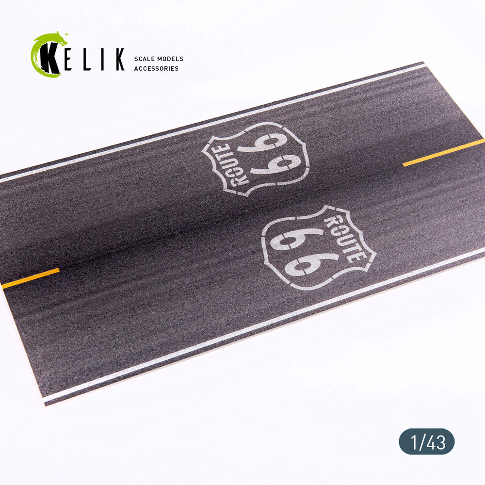 Route 66 - Base - Acrylic 3 mm (180 x 357 mm) (210 g) (1/43)