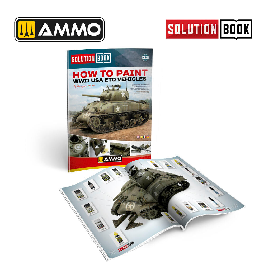 SOLUTION BOOK 22 - How to Paint WWII ETO vehicles - MULTILINGUAL BOOK