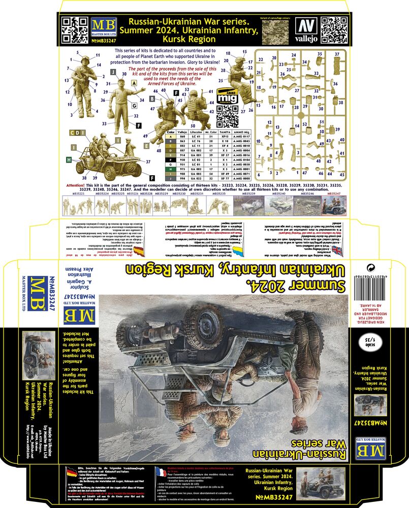 Russian-Ukrainian War series. Summer 2024. Ukrainian Infantry. Kursk Region