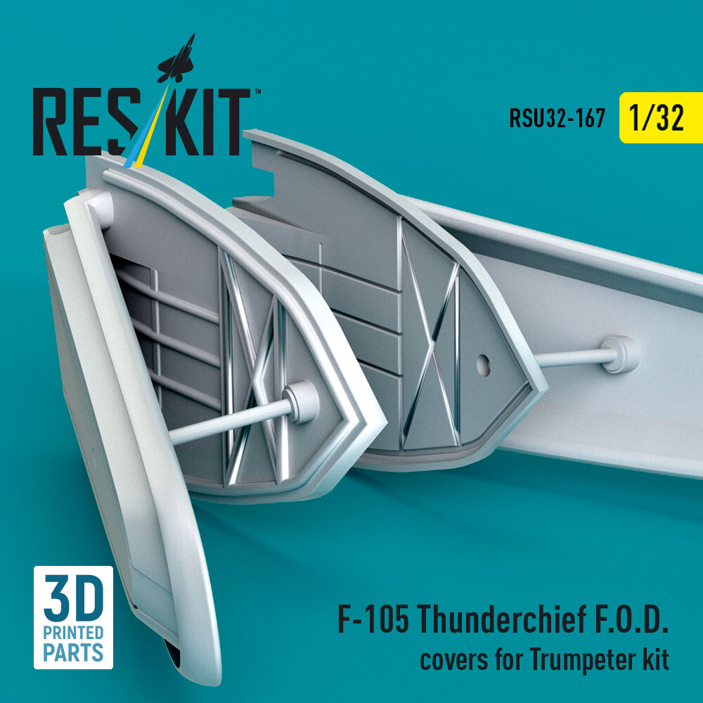 F-105 Thunderchief F.O.D. covers for Trumpeter kit (3D Printed)
