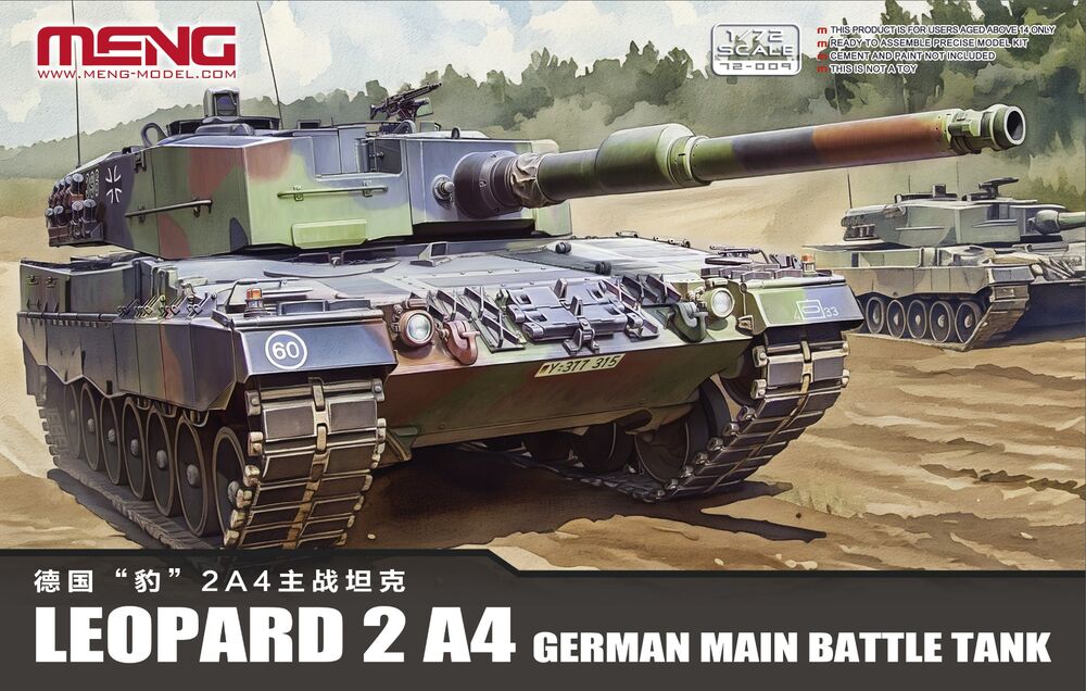 German Main Battle Tank Leopard 2A4