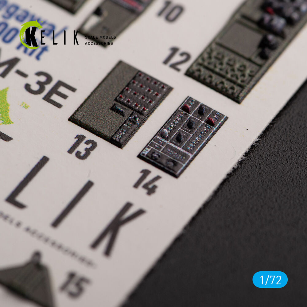 TBM-3E - interior 3D decals for Hobby 2000/Hasegawa kit