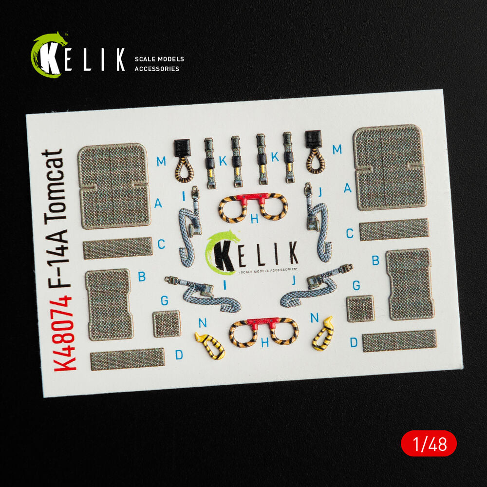 F-14A Tomcat interior 3D decals for Italeri kit