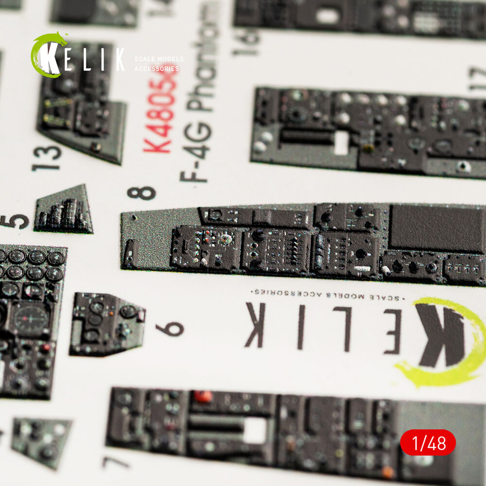 F-4G interior 3D decals for Meng kit