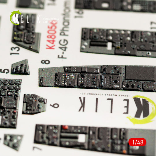 F-4G interior 3D decals for Meng kit