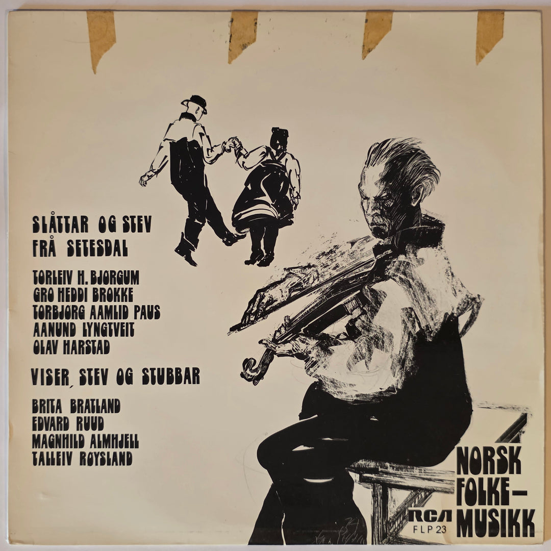Various Artists – Slåttar og stev frå Setesdal. Ca. 1960. LP-plate