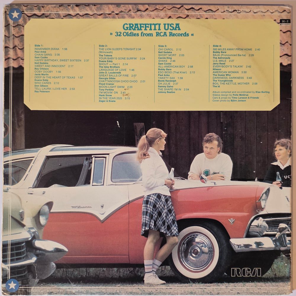 Diverse Artister - Graffiti USA (1976). LP-plate.
