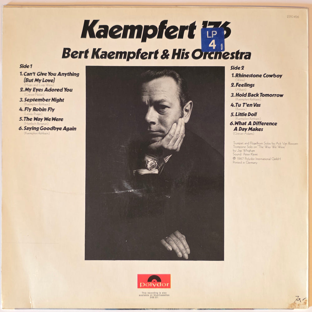 Bert Kaempfert, Kaempfert '76, 1976. LP-plate.