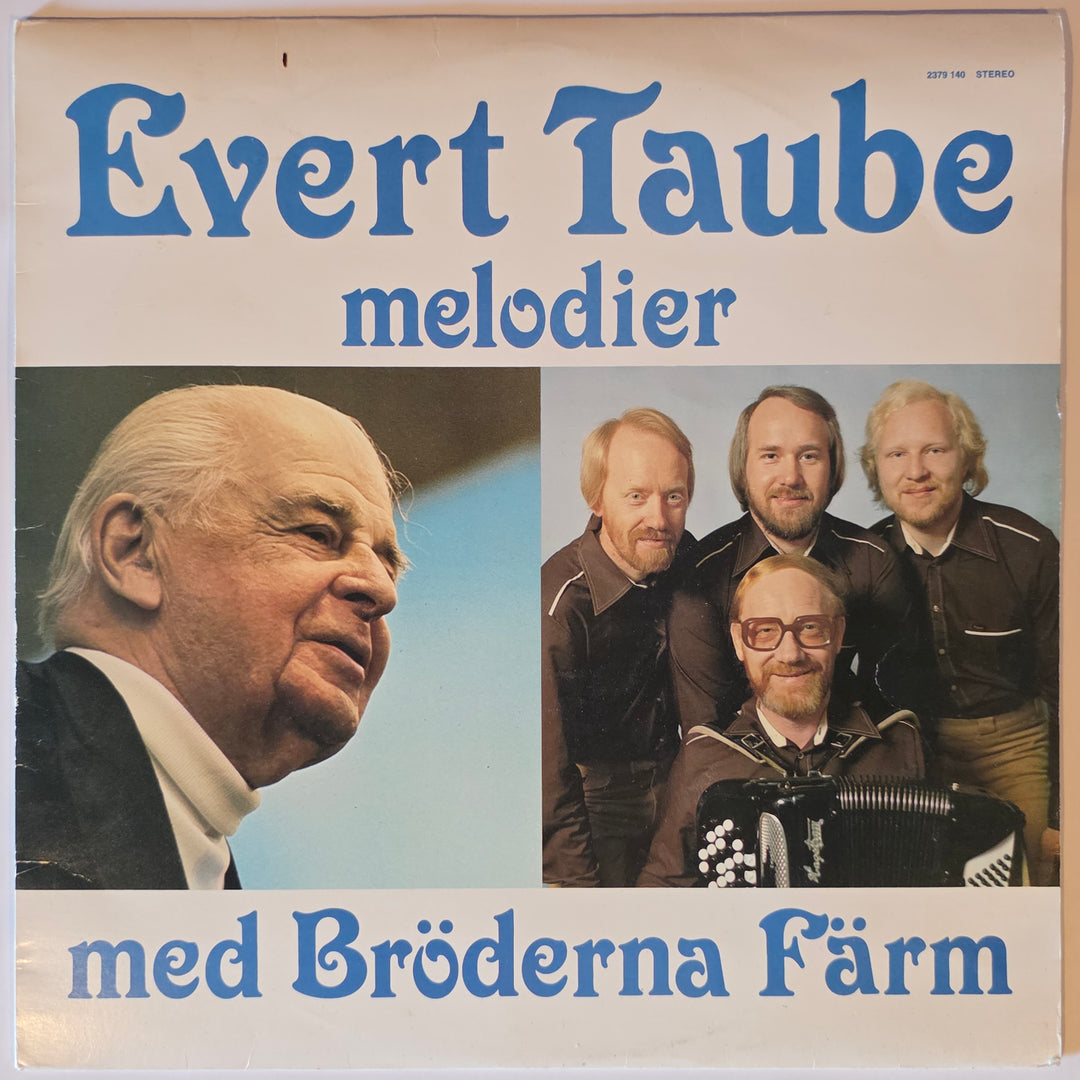 Bröderna Färm, Evert Taube melodier (1975). LP-plate.