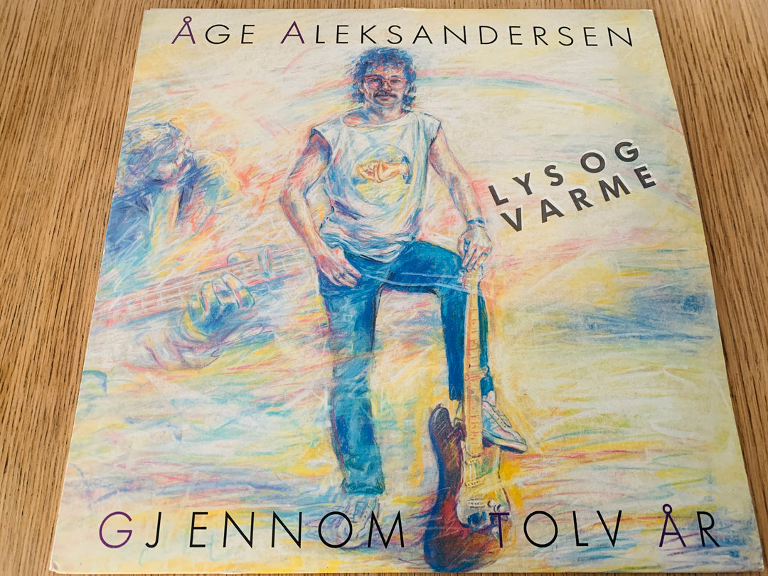 Åge Aleksandersen. Lys og Varme (Gjennom tolv år). 1984. LP-plate.