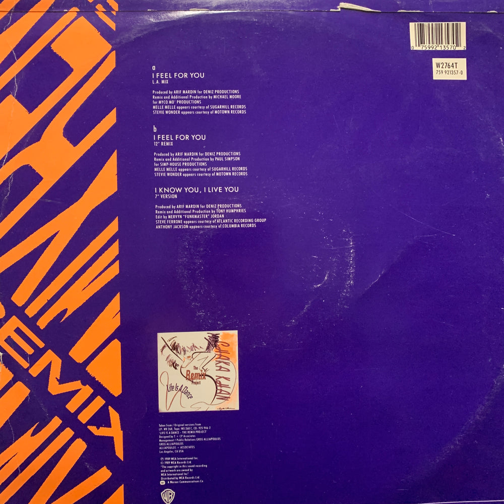 Chaka Khan – I Feel For You (DMC Remix). 1984. LP.