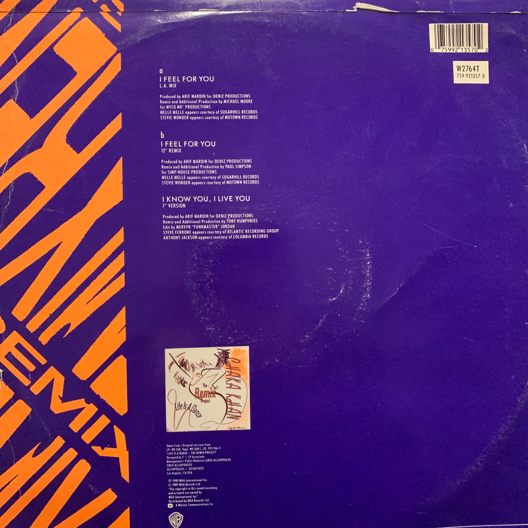 Chaka Khan – I Feel For You (DMC Remix). 1984. LP.