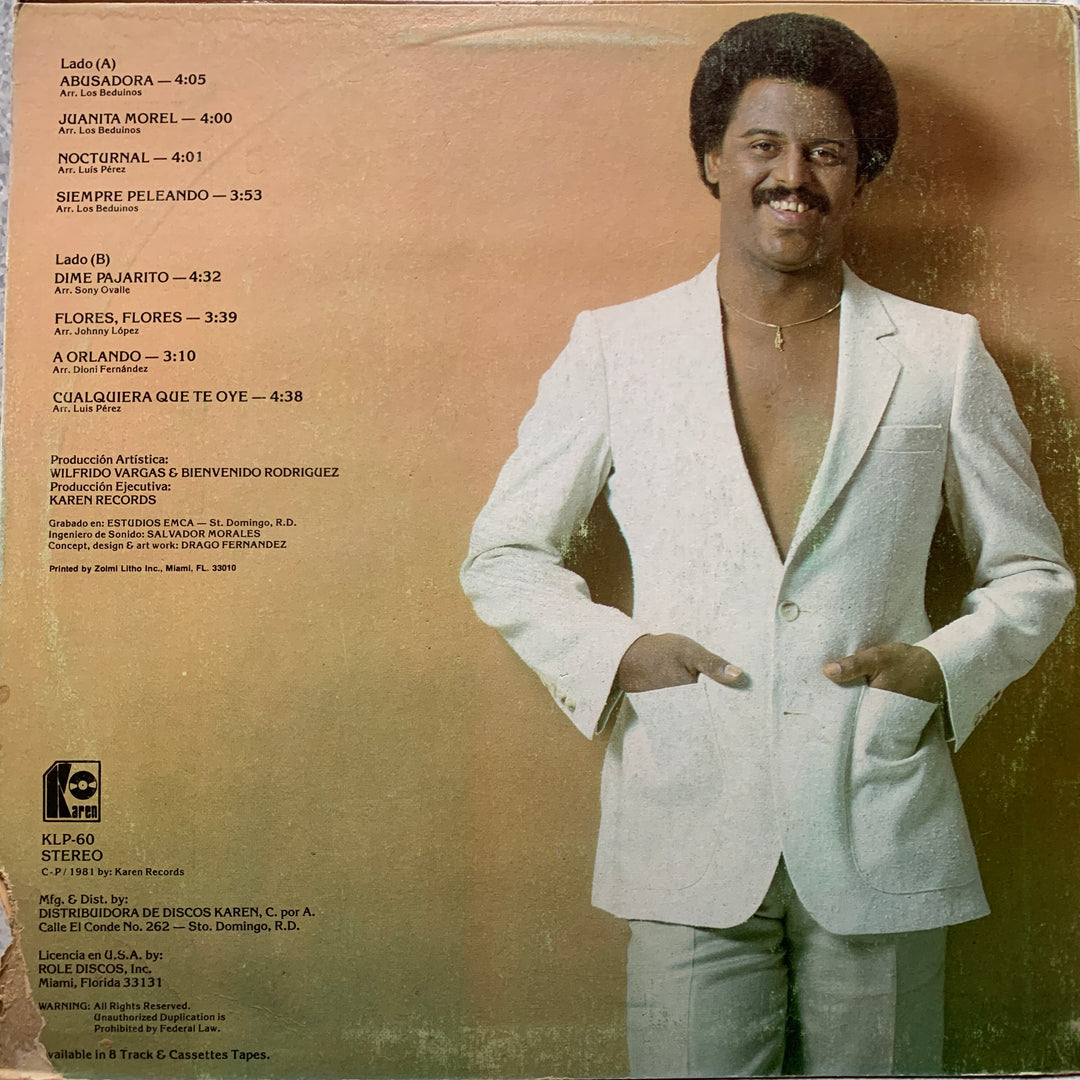 Wilfrido Vargas & Sandy Reyes – ¡Abusadora...!. 1981. LP.