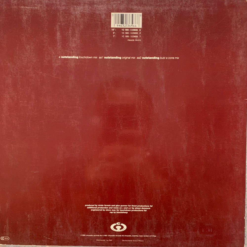 Kenny Thomas – Outstanding (The Mixes). 1991. LP.