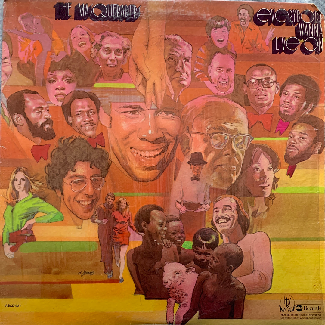 The Masqueraders – Everybody Wanna Live On. 1975. LP.