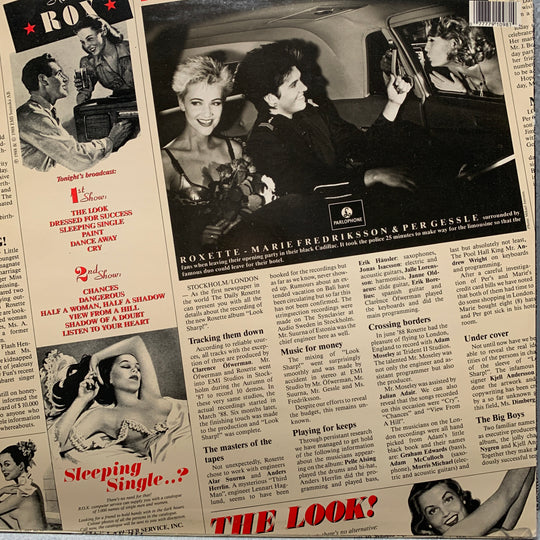 Roxette – Look Sharp!. 1988. LP.