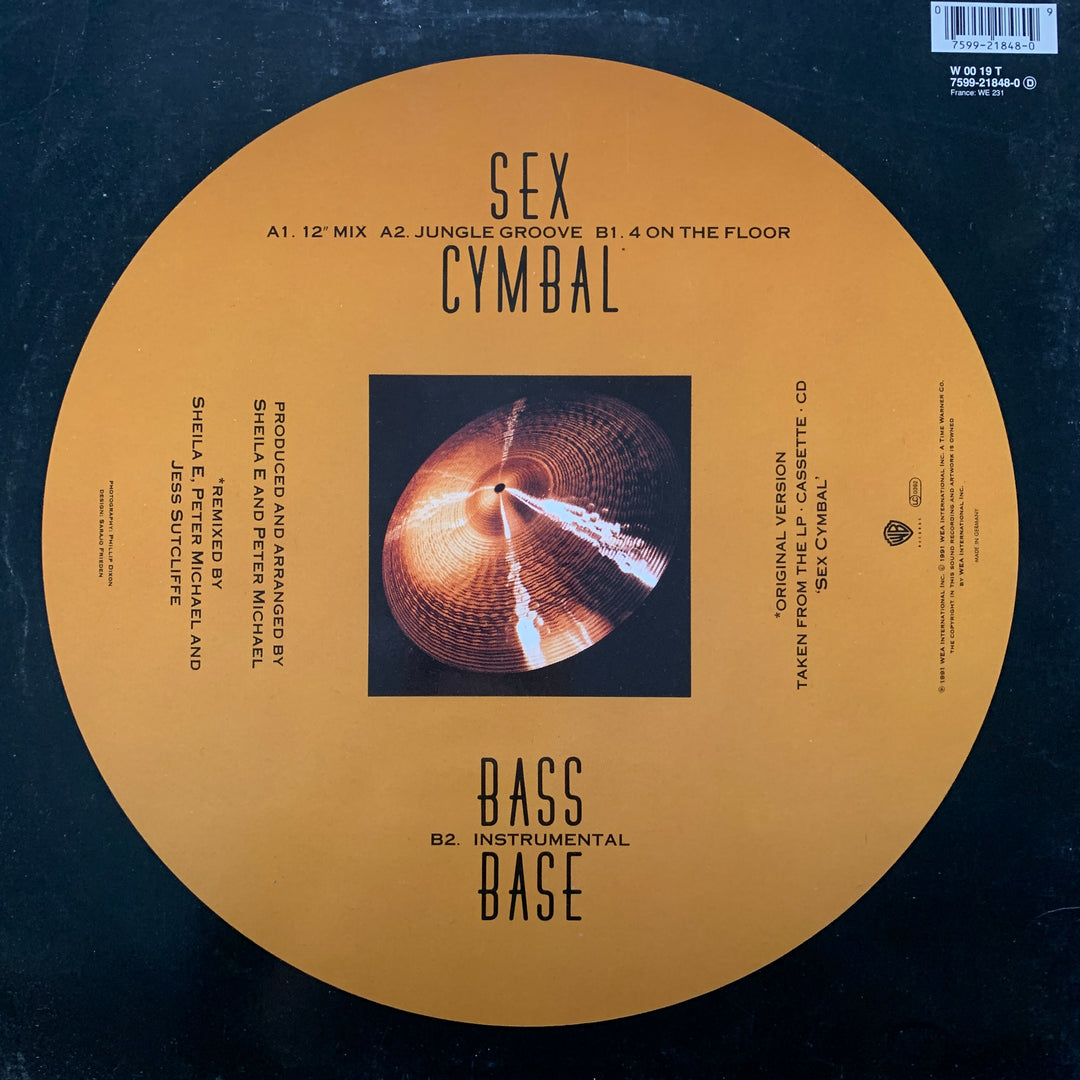 Sheila E. – Sex Cymbal. 1991. 12" maxisingel.
