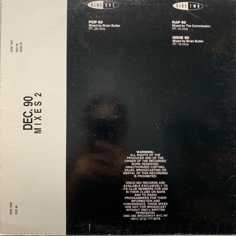 DMC – Mixes 2: July '90. 1990. LP.
