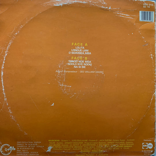 Géo W. Masso – The Greatest Come Back. LP.