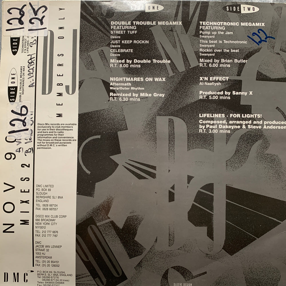 DMC – November '90 Mixes 2. 1990. LP.