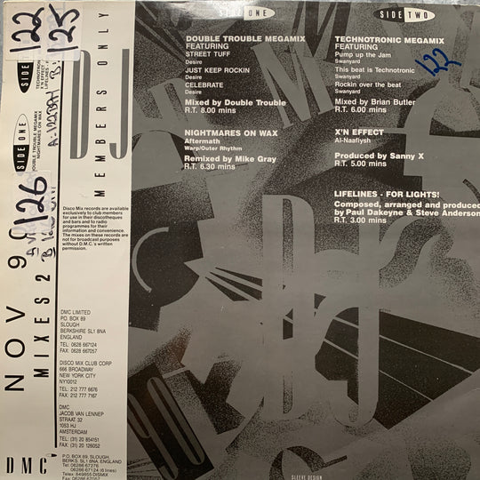DMC – November '90 Mixes 2. 1990. LP.