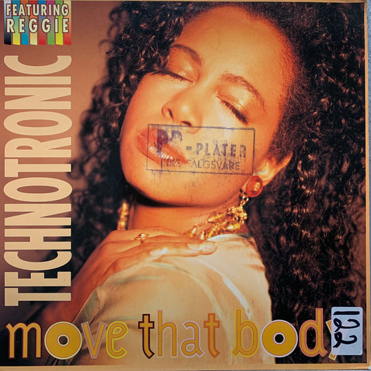 Technotronic featuring Reggie – Move That Body. 1991. 12" Maxi-Single.