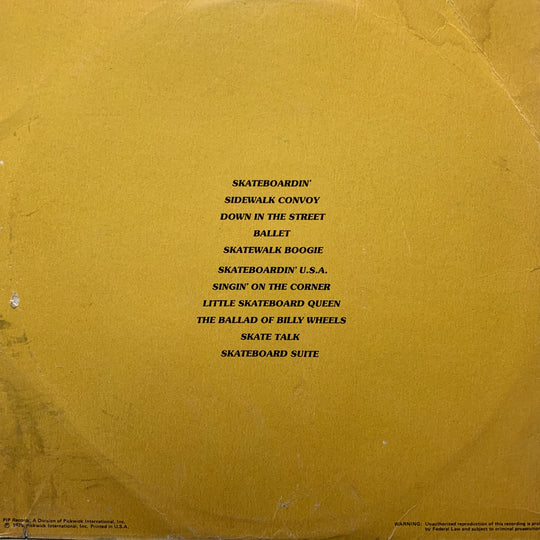 Skateboardin' USA – Sneakers & Lace. 1978. LP.