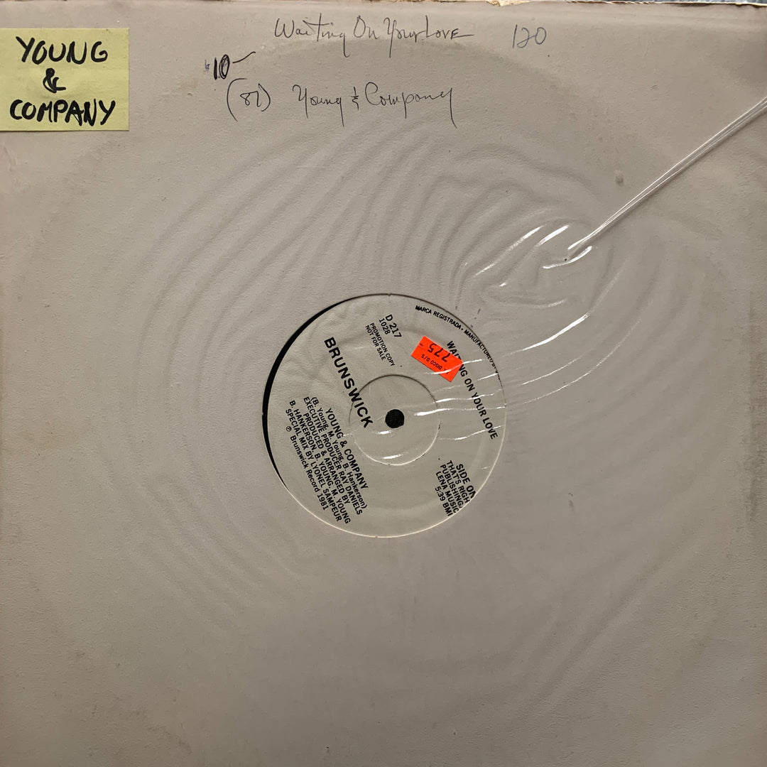 Brunswick – Young & Company – Waiting on Your Love. 1981. 12" Single.