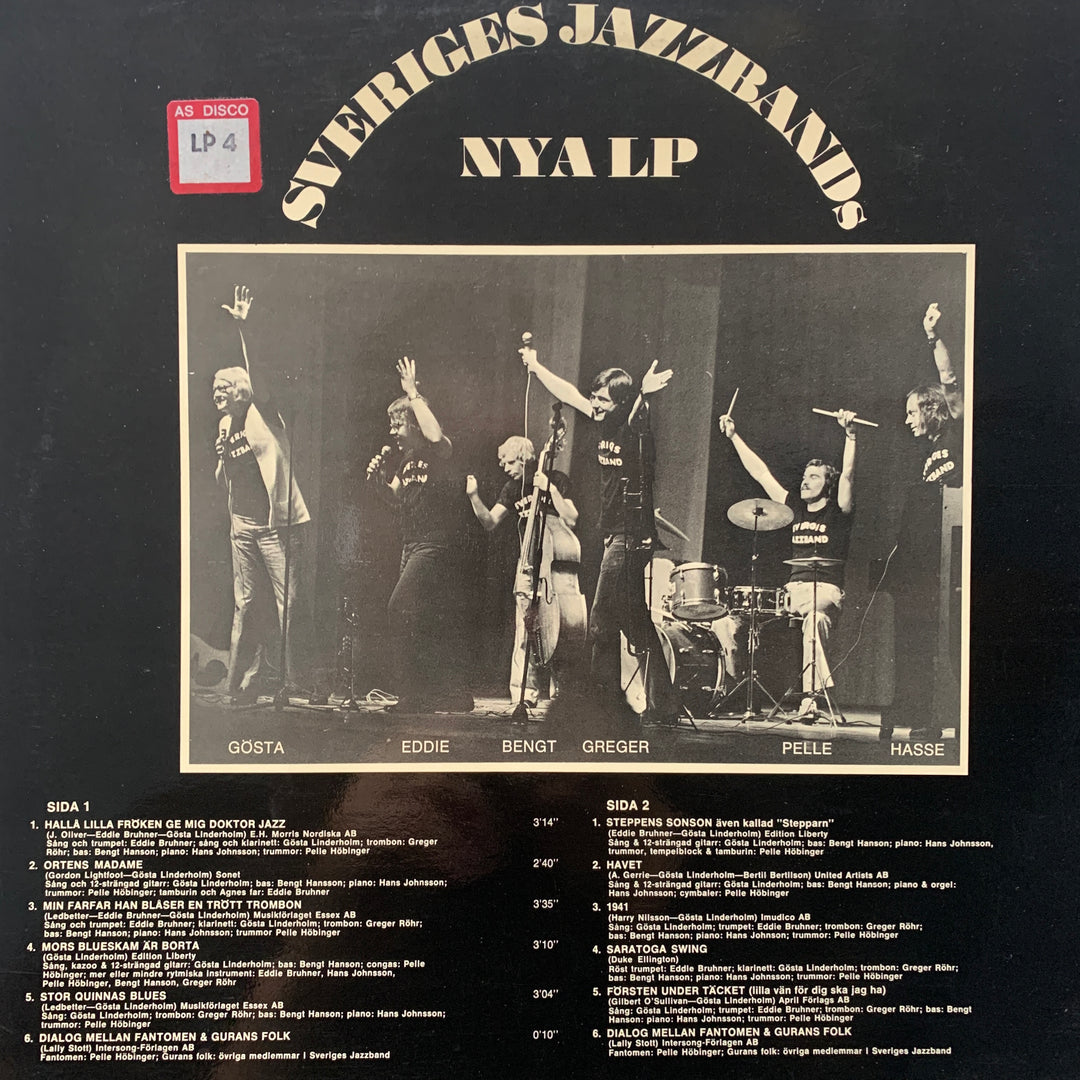 Sveriges Jazzbands – Nya LP. LP.