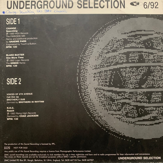 Various – DMC Underground Selection. LP.