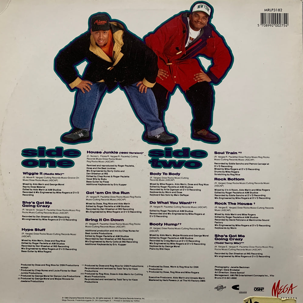 2 In A Room – Wiggle It. 1990. LP.