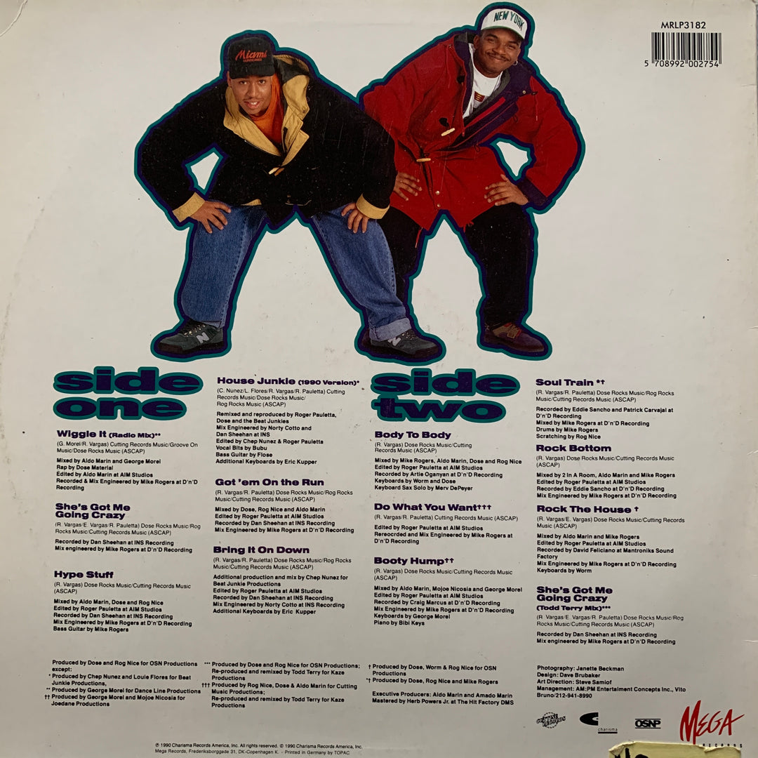 2 In A Room – Wiggle It. 1990. LP.