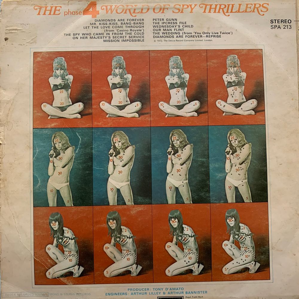 Roland Shaw and His Orchestra – The Phase 4 World of Spy Thrillers. 1972. LP.