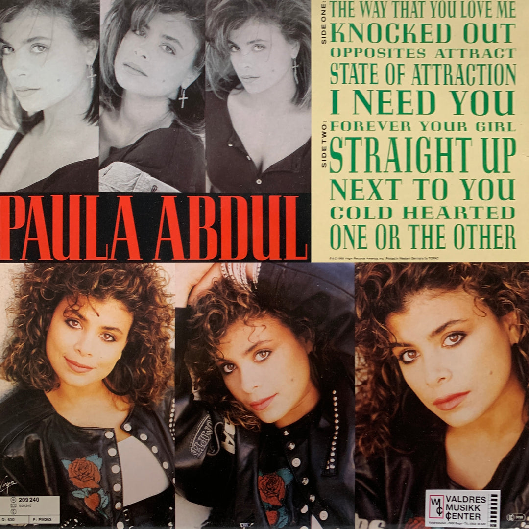 Paula Abdul - Forever Your Girl. 1988. LP.