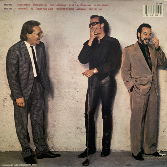 Huey Lewis And The News - Fore!. 1986. LP.