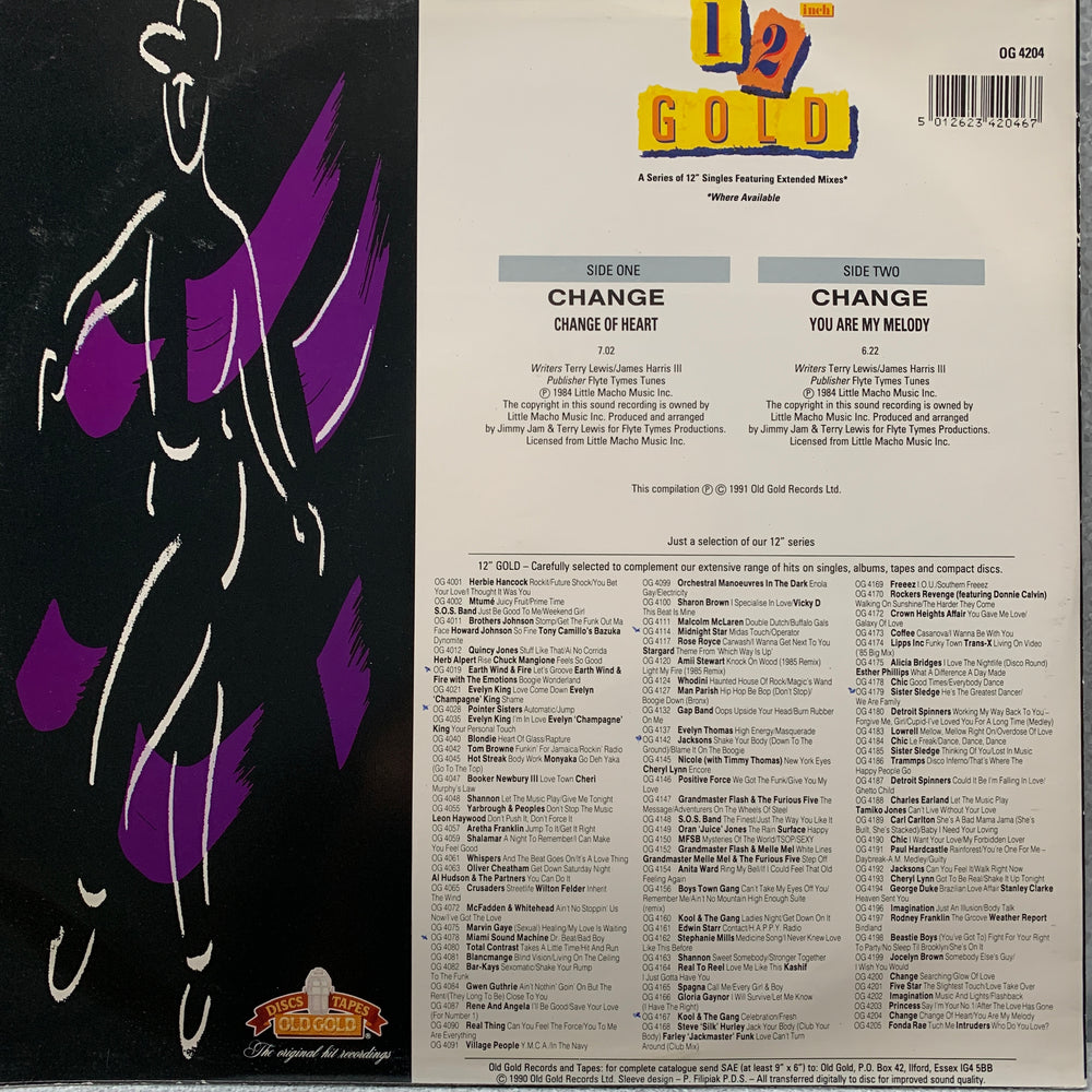 Change - Change Of Heart / You Are My Melody. 1984. LP.