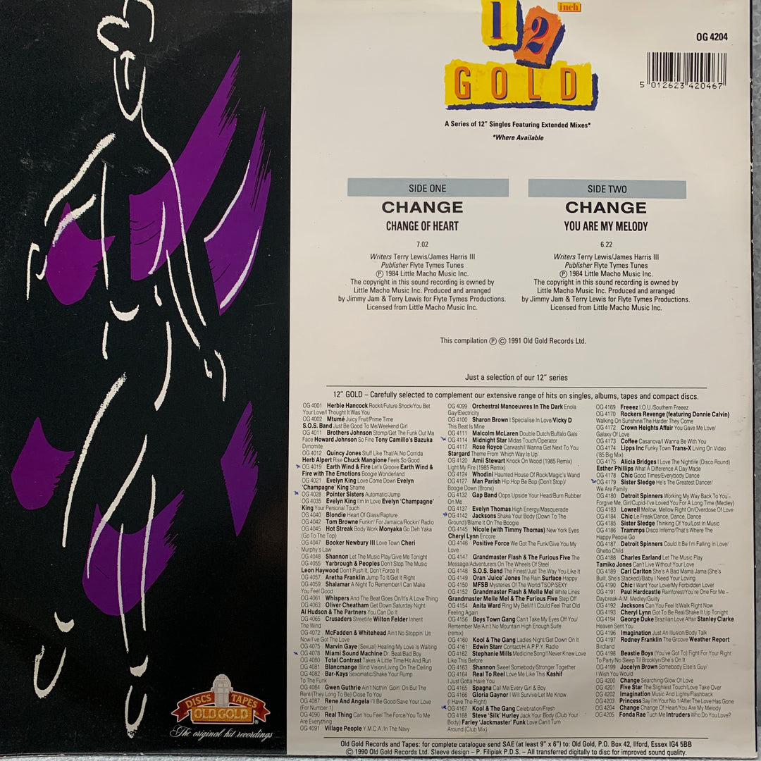 Change - Change Of Heart / You Are My Melody. 1984. LP.