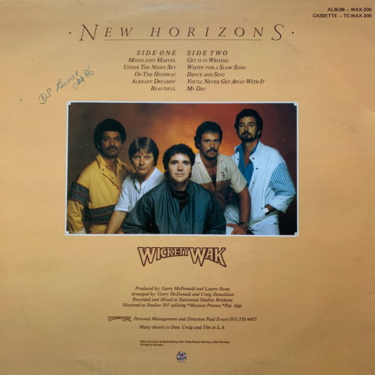 Wickety Wak - New Horizons. 1980. LP.