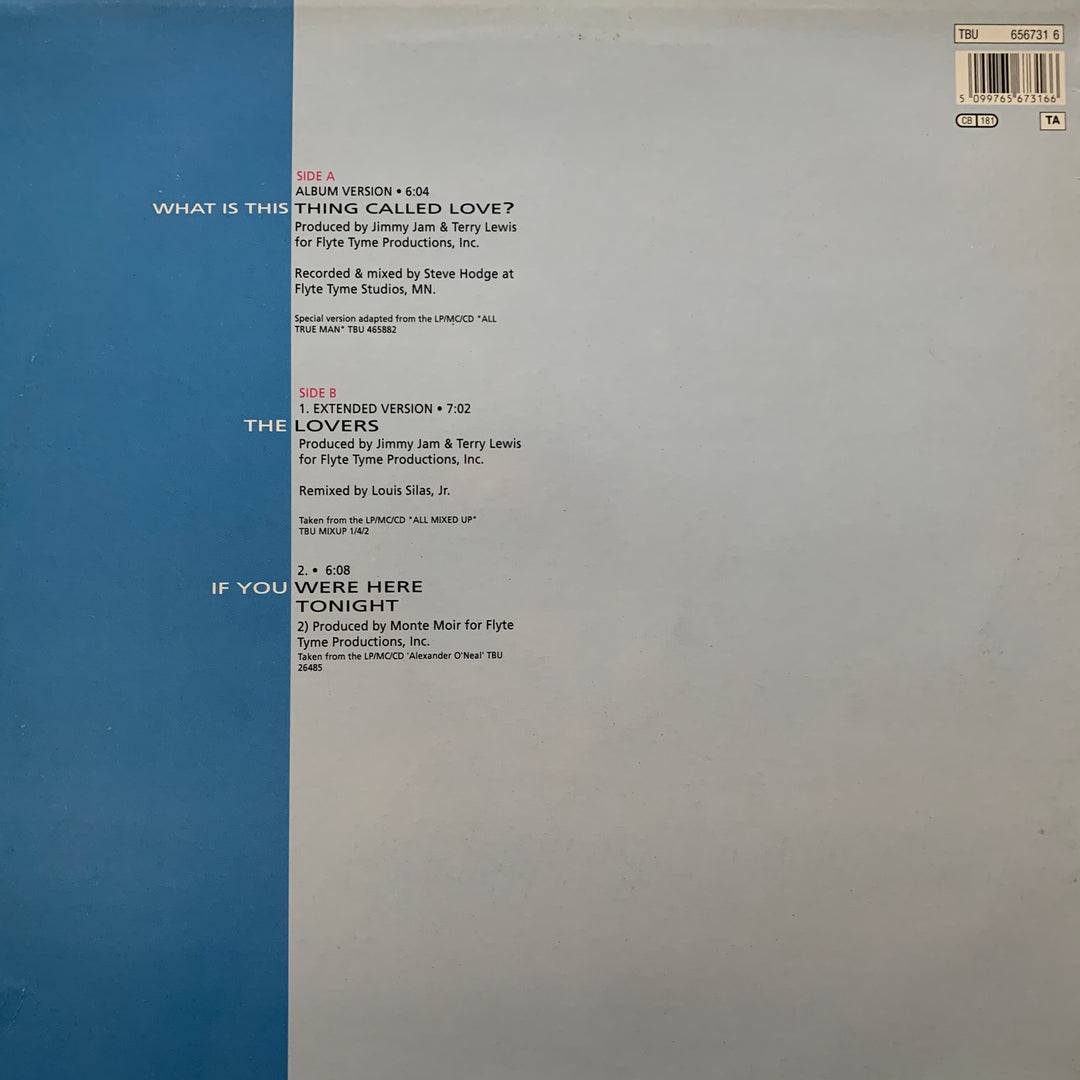 Alexander O'Neal - What Is This Thing Called Love?. 1991. LP.