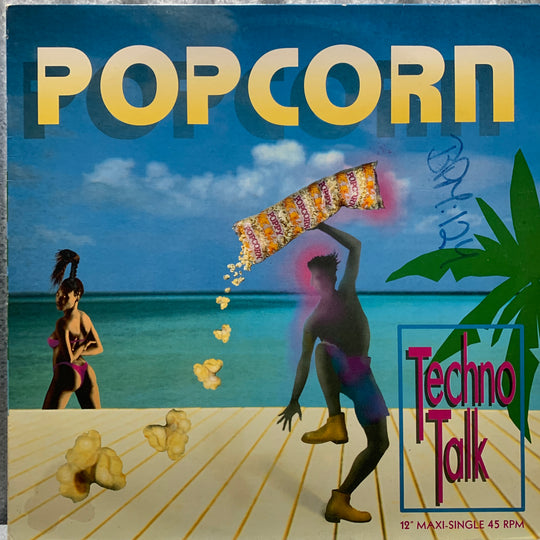 Popcorn - Techno Talk. 1993. LP.
