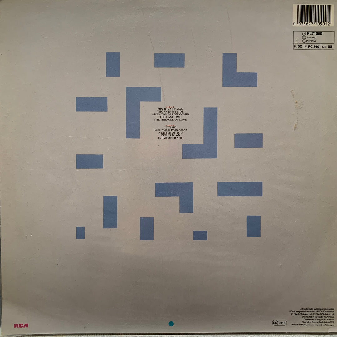 Eurythmics - Revenge. 1986. LP.