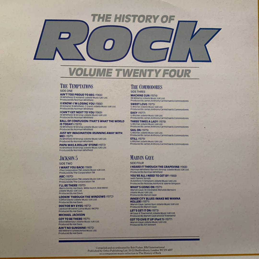Various - The History Of Rock (Volume Twenty Four). 1980s. LP.