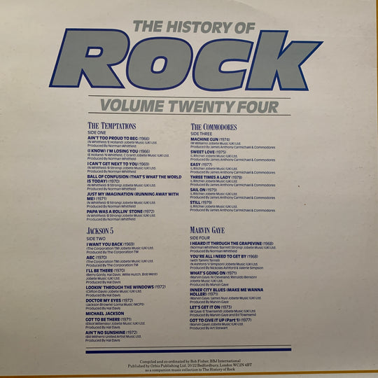 Various - The History Of Rock (Volume Twenty Four). 1980s. LP.