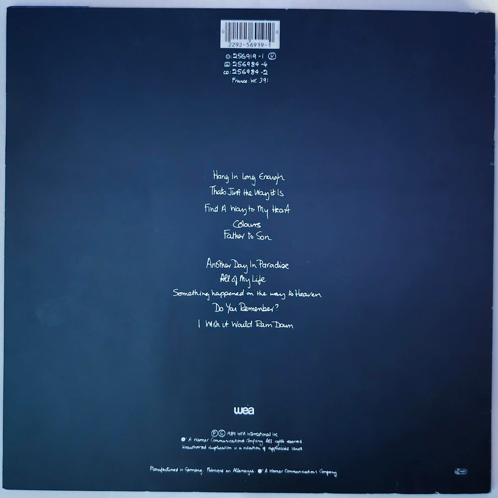 Phil Collins - ...But Seriously 1989. LP.
