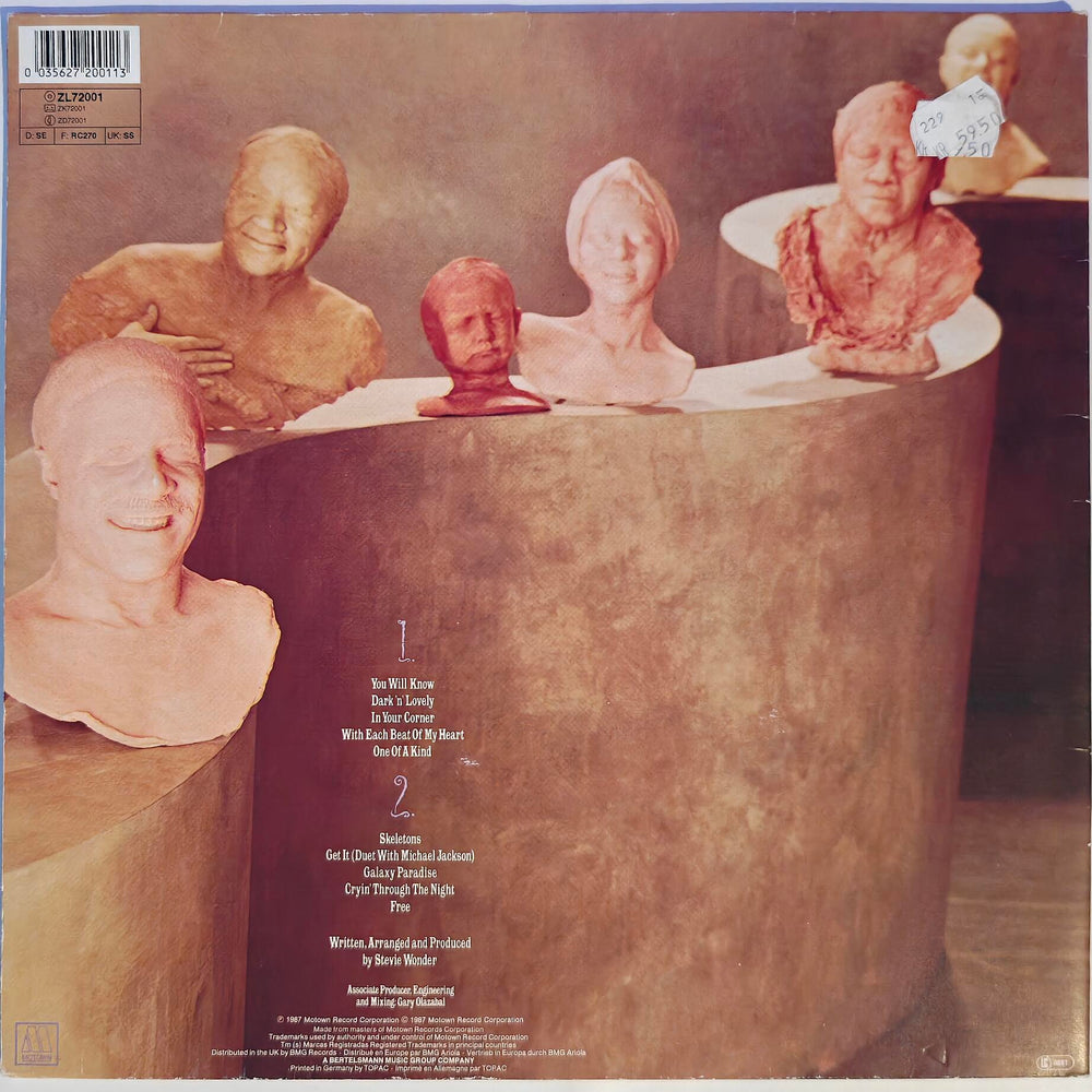 Stevie Wonder - Characters 1987. LP.