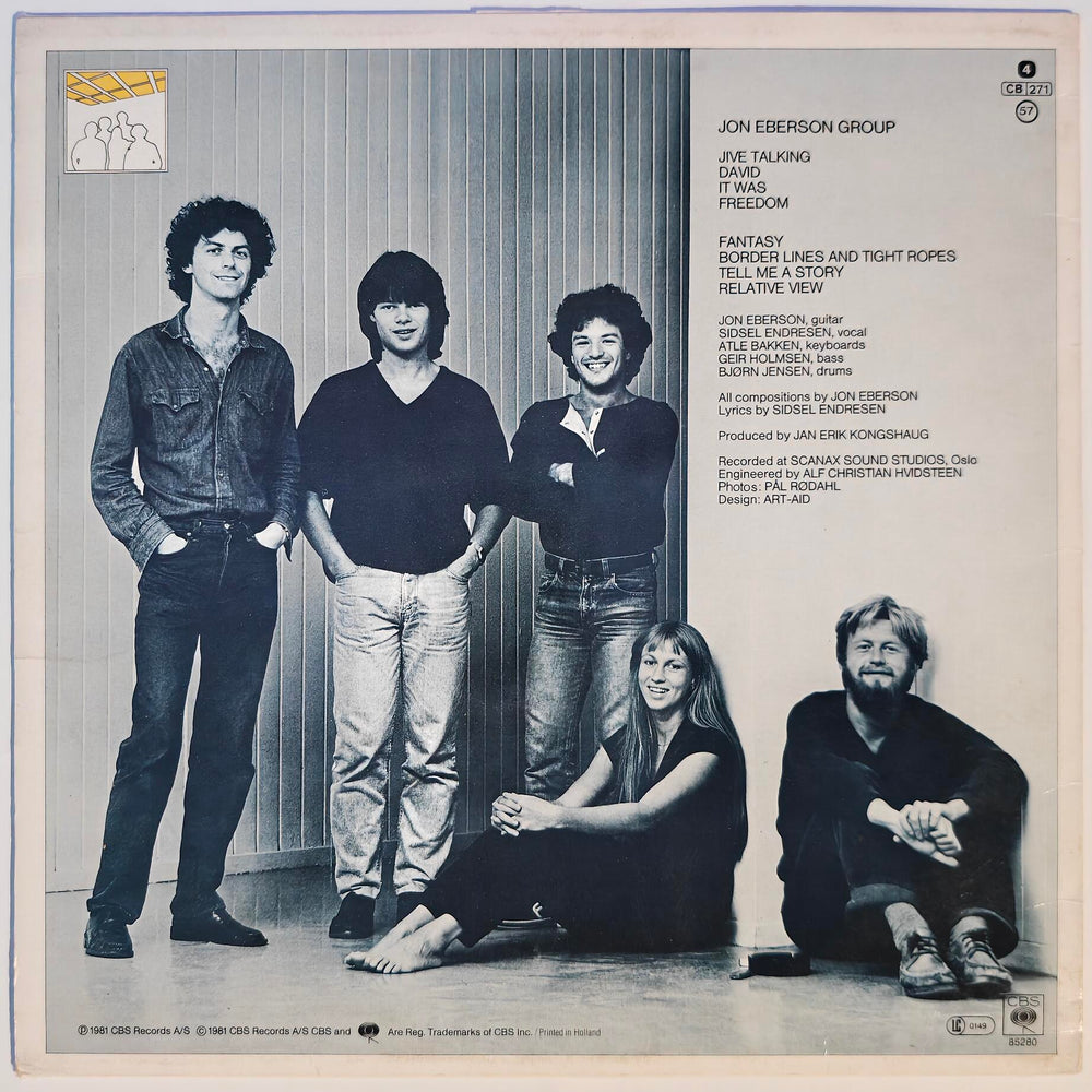 Jon Eberson Group - Jive Talking 1981. LP.